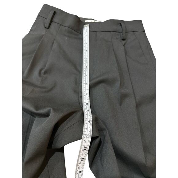 Zara Dress Jeans Size XS Black Straight Drawstring Waist W/Pockets RN 77302 - Picture 4 of 11